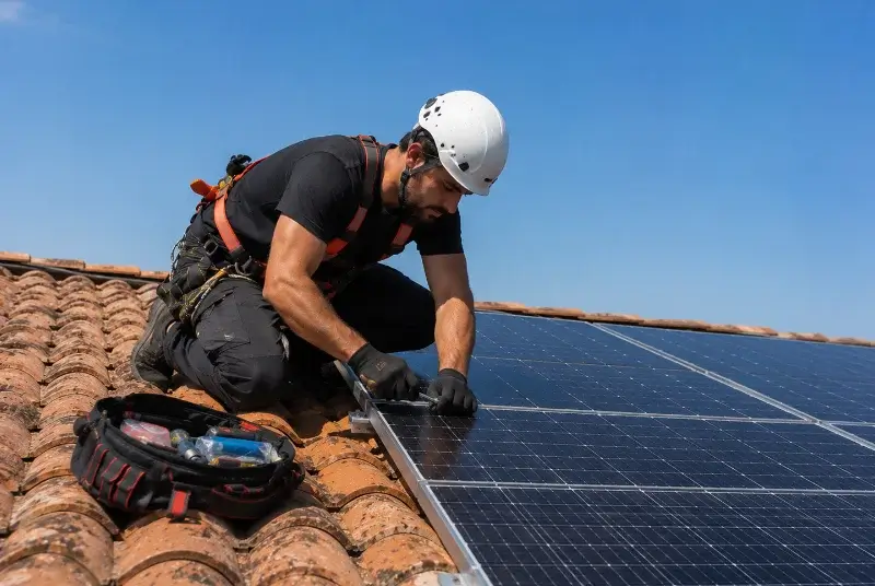 Maintenance et monitoring de panneaux solaires à Bœrsch